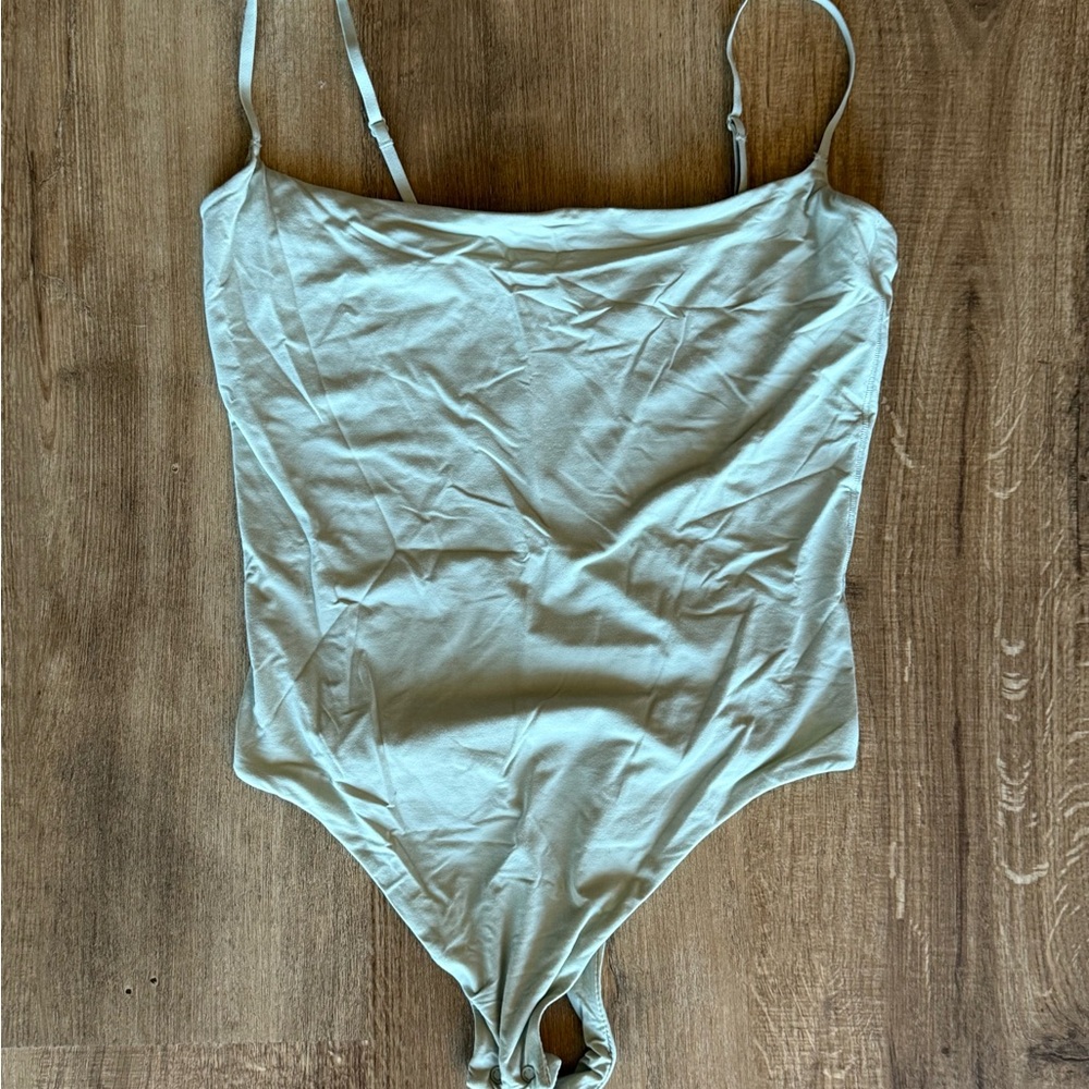 SKIMS Mint Green Bodysuit